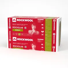Opakowanie wełny skalnej Rockwool Rockslab Sonic. Idealna izolacja akustyczna, zapewniająca ciszę i spokój.