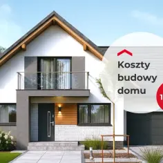 Nowoczesny dom 150 m² z balkonem i garażem. Sprawdź, jaki jest koszt budowy domu 150m2.